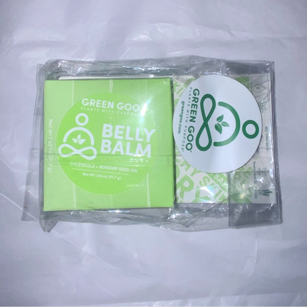 Green Goo's Belly Balm and Nursing Comfort salve tin pack